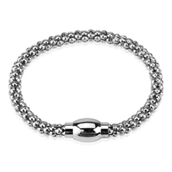 Armband silber Edelstahl Hollow Bubble Länge 210 mm Breite 6mm