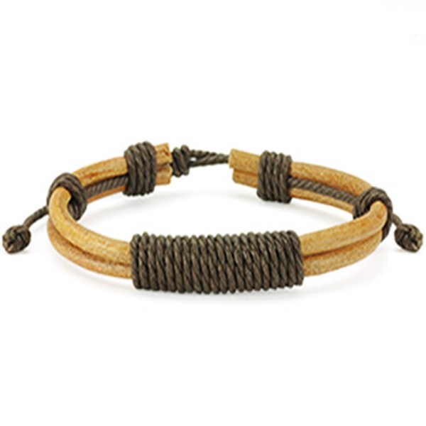 1 Lederarmband hellbraun 190-250 mm Indio Style